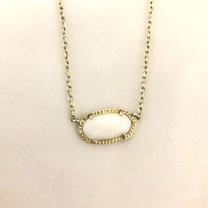 Kendra Scott White and Gold Necklace